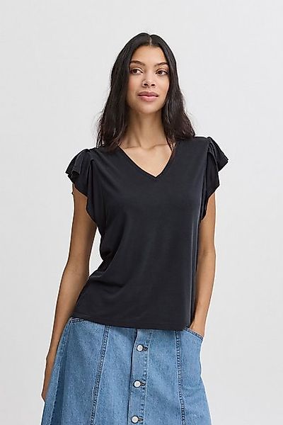 b.young V-Shirt BYPERL RUFFLE Schönes Shirt mit Rüschenärmel günstig online kaufen