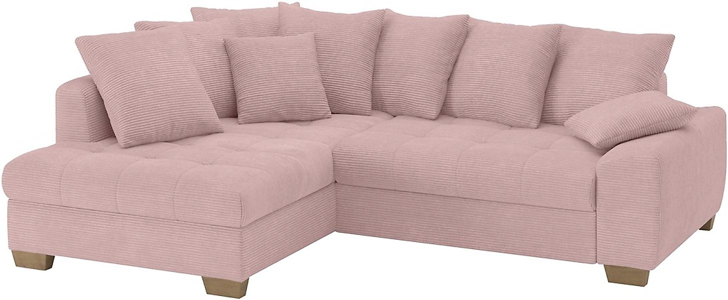 Mr. Couch Ecksofa "Nikita II, L-Form", Wahlweise mit Bettfunktion, Bettkast günstig online kaufen