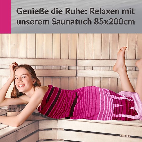 Lashuma Saunatuch XXl Handtuch Oslo, Frottee günstig online kaufen