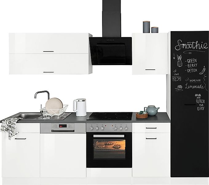 KOCHSTATION Küchenzeile »KS-Trier«, mit E-Geräten, Breite 270 cm günstig online kaufen