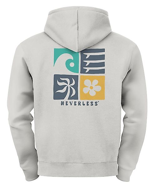 Neverless Hoodie Hoodie Backprint Herren Surfer günstig online kaufen