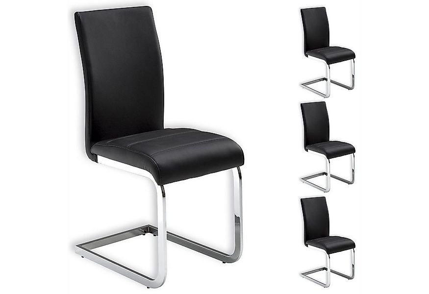 IDIMEX Esszimmerstuhl LETICIA (4 St), 4 x Stuhl Schwingstuhl Esszimmerstuhl günstig online kaufen