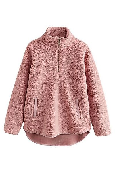 Next Fleecepullover Fleece mit halben Reißverschluss und Veloursfutter (1-t günstig online kaufen