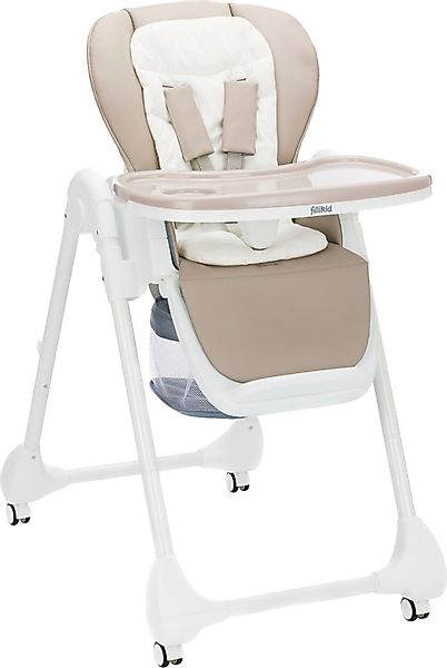 Fillikid Hochstuhl Mio, weiß/taupe günstig online kaufen
