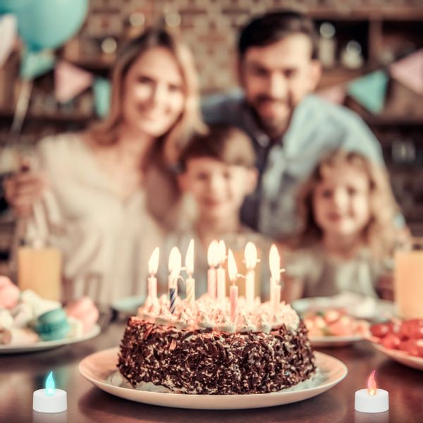 relaxdays LED-Kerze 12 x LED Teelicht günstig online kaufen
