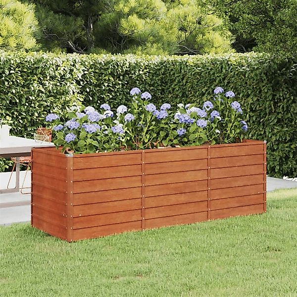 DOTMALL Blumenständer Garten-Hochbeet Rostig 240 x günstig online kaufen
