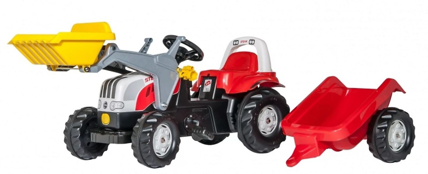 Treppe Traktor Rollykid Steyr 6165 Cvt Junior Rot günstig online kaufen