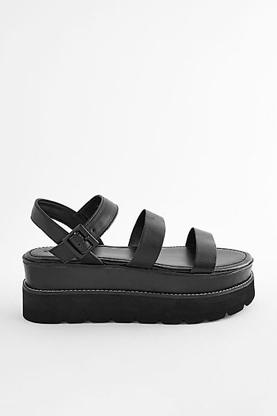 Next Forever Comfort® Flatform-Sandalen aus Leder günstig online kaufen
