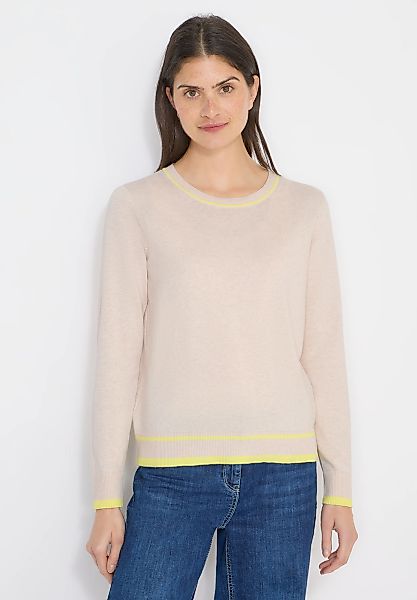 Cecil Longpullover mit Kontrastdetail günstig online kaufen