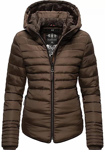 Marikoo Winterjacke Amber stylische Steppjacke mit Teddyfutter günstig online kaufen