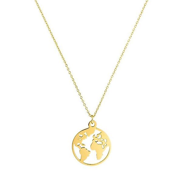 Kim Johanson Kette mit Anhänger Weltkarte, günstig online kaufen