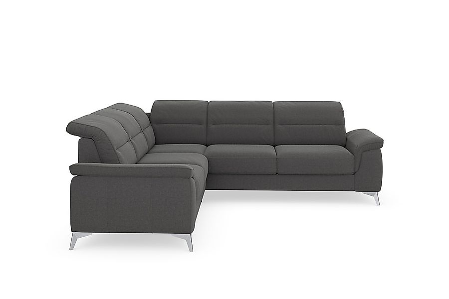 sit&more Ecksofa "Sinatra L-Form" optional mit Kopfteilverstellung und Armt günstig online kaufen