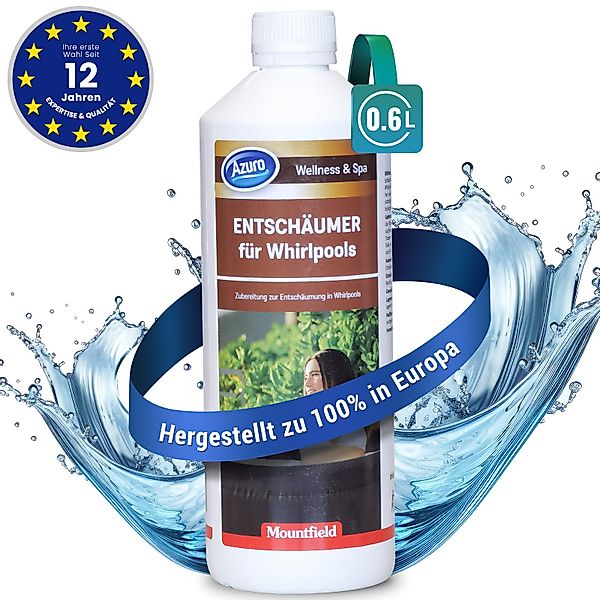 Azuro Poolpflege Entschäumer 0.6L, (Effektiver Anti-Schaum günstig online kaufen