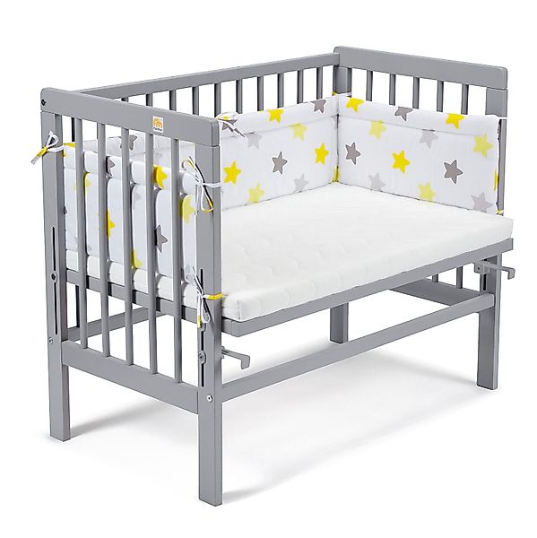 FabiMax Beistellbett Basic grau günstig online kaufen