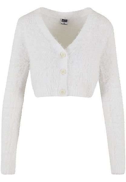 URBAN CLASSICS Strickjacke Urban Classics Damen Ladies Cropped Feather Card günstig online kaufen