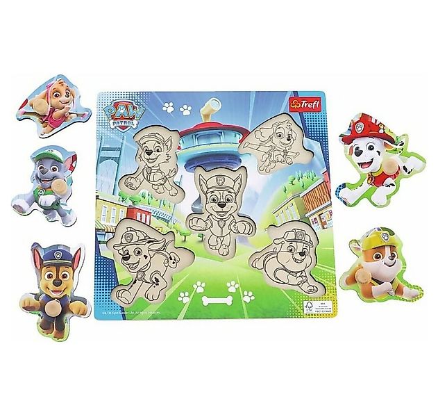 Trefl Puzzle Holzpuzzle Paw Patrol, Puzzleteile günstig online kaufen