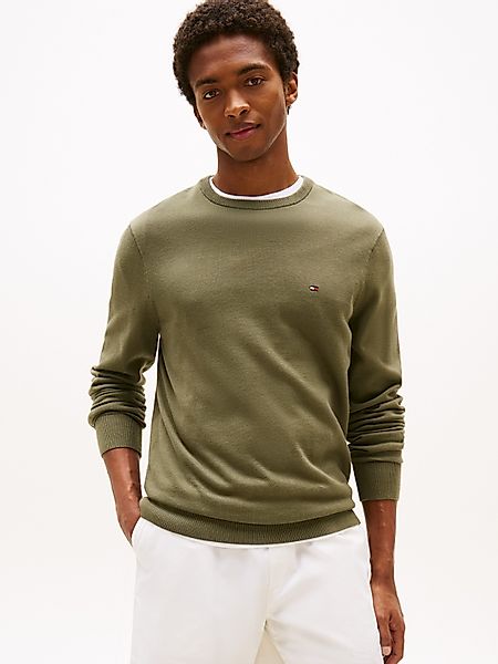 Tommy Hilfiger Rundhalspullover ESSENTIAL COTTON CREW günstig online kaufen