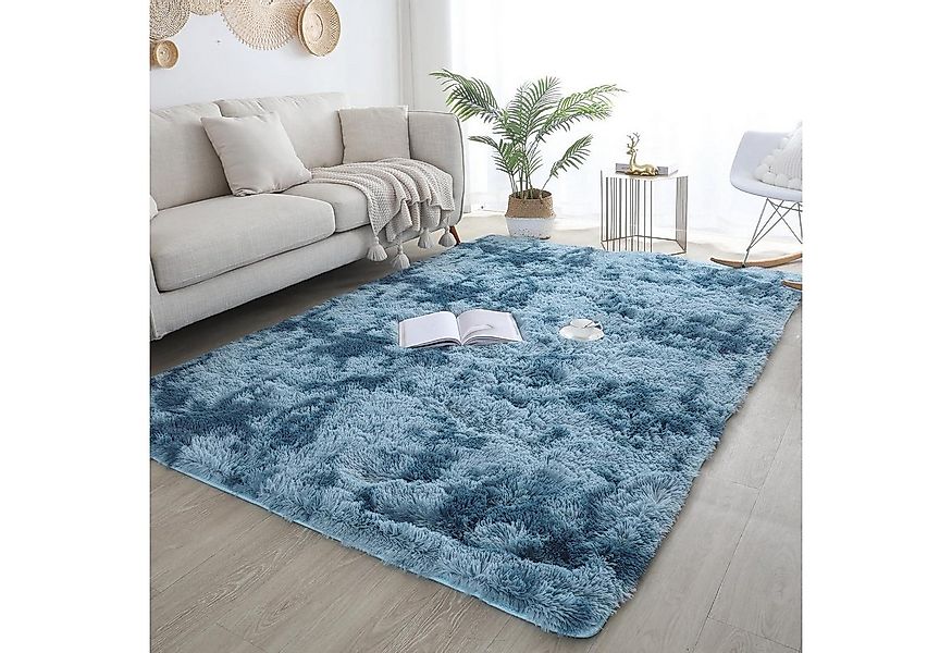 LuxusKollektion Hochflor-Teppich Zottelteppich Wohnzimmer Schlafzimmer Flur günstig online kaufen
