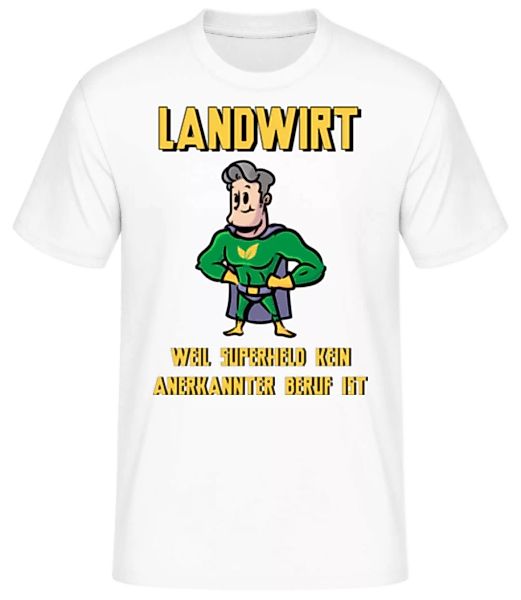 Landwirt Weil Superheld Kein Beruf Ist · Männer Basic T-Shirt günstig online kaufen