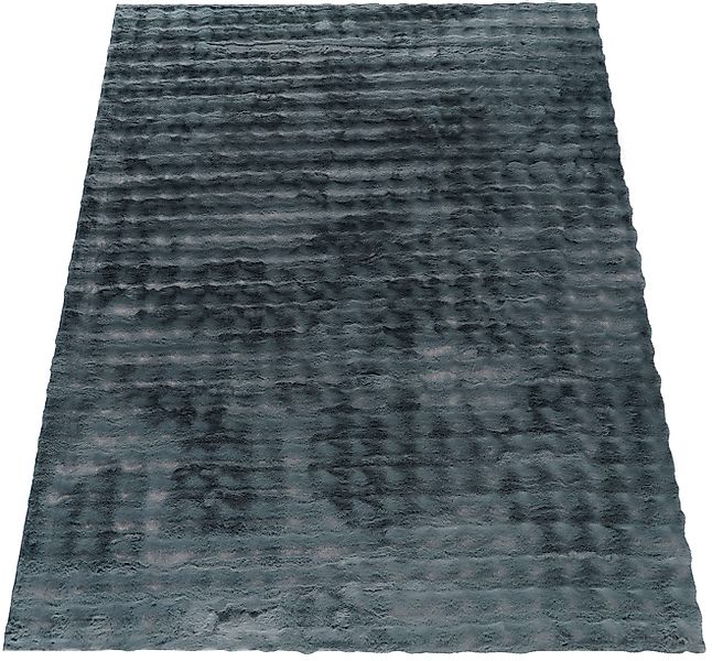 Paco Home Hochflor-Teppich »Arnheim 741«, rechteckig, 34 mm Höhe, Uni Farbe günstig online kaufen