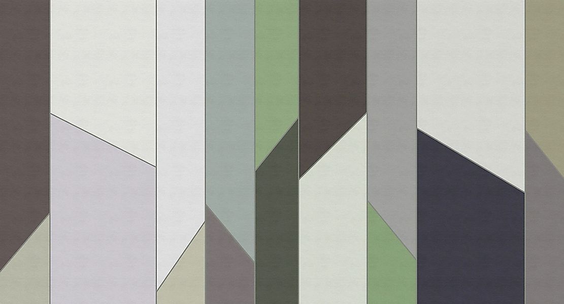 living walls Fototapete "Walls by Patel Geometry 3" glatt Vlies, Wand, Schr günstig online kaufen