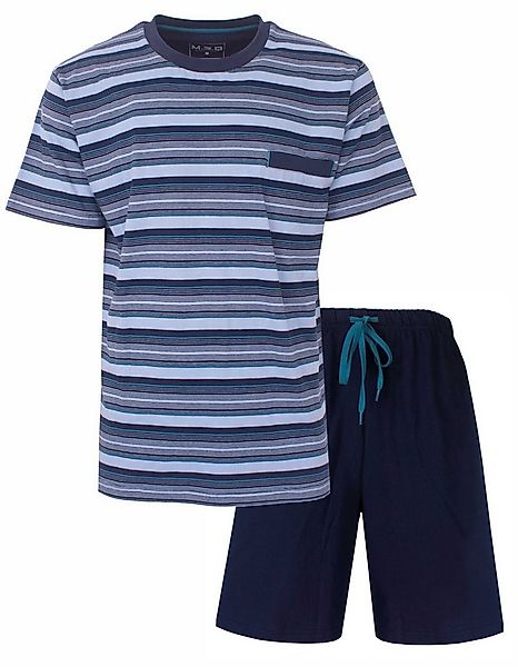 M.E.Q. Shorty Herren Pyjama kurz (2 tlg) Baumwolle günstig online kaufen