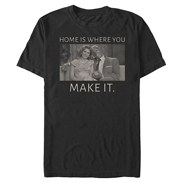 Marvel - WandaVision - Wanda & Vision Home Couple - Männer T-Shirt günstig online kaufen