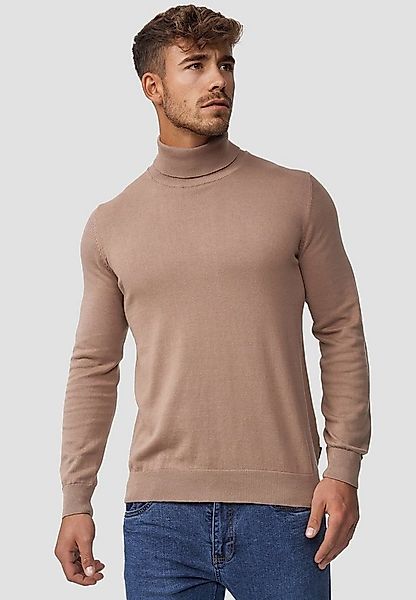 Indicode Rollkragenpullover Herren Eldo Strickpullover Herrenpullover günstig online kaufen