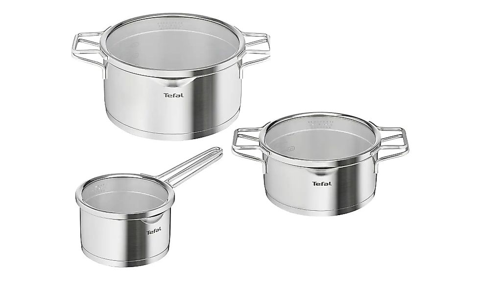 Tefal Topfset  Nordica ¦ silber ¦ Edelstahl Töpfe & Pfannen & Zubehör > Top günstig online kaufen