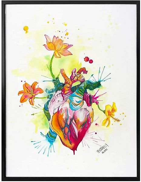 Wall-Art Poster "Nature Beating Heart", Schriftzug, (1 St.) günstig online kaufen