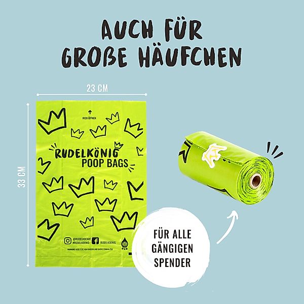Rudelkönig Hundekotbeutel 300 Kotbeutel für Hunde günstig online kaufen