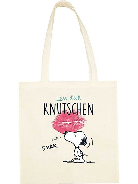 United Labels® Tragetasche Peanuts Snoopy - Lass dich knutschen günstig online kaufen