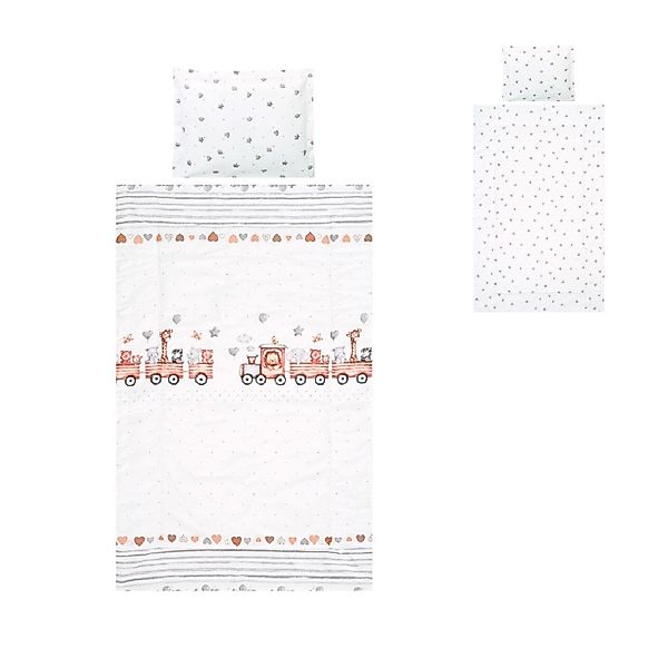 Lorelli Babybettwäsche Kinderbettwäsche 3-teilig, Baumwolle, 3 günstig online kaufen