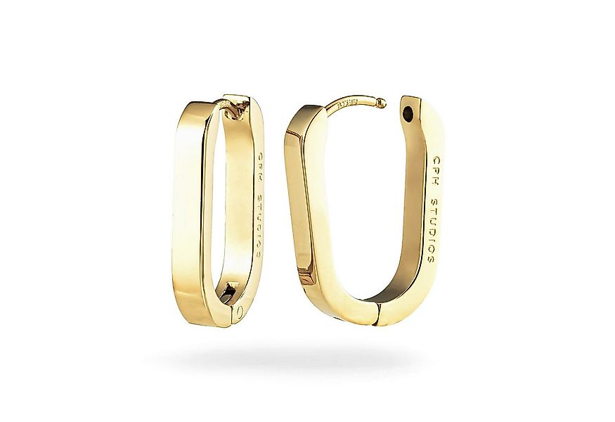 Copenhagen Studios Paar Creolen Schmuck Geschenk Edelstahl Ohrring Hoop günstig online kaufen