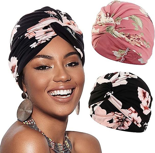 Bextsrack Kopftuch 2 Stücke Frauen Chemo Hüte Turban Damen Beanie günstig online kaufen