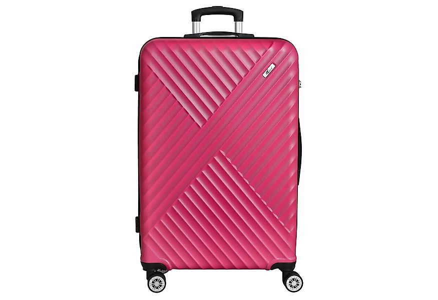 CHECK.IN® Koffer Kingston - 4-Rollen-Trolley 77 cm (pink), 4 Rollen Rollen günstig online kaufen