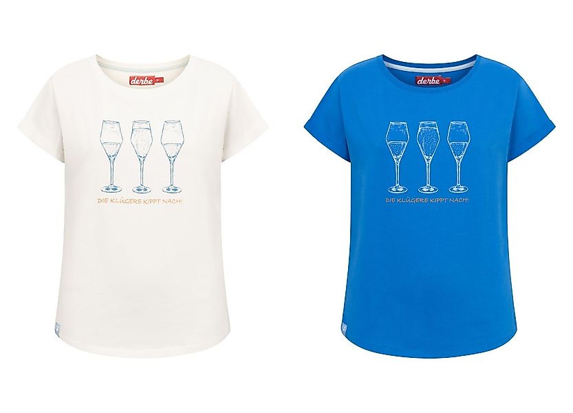 Derbe Print-Shirt Die Klügere Damen T-Shirt günstig online kaufen