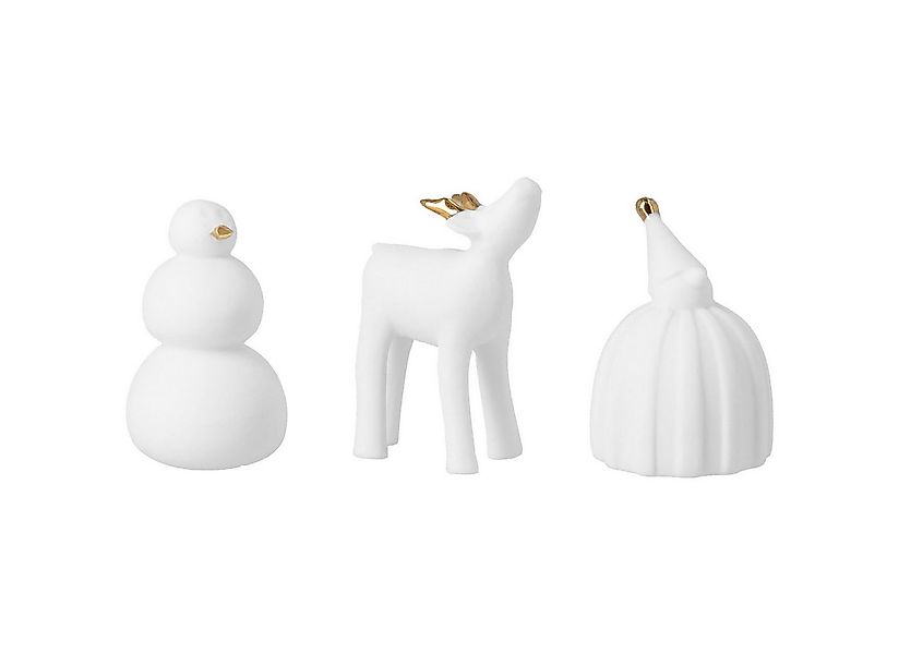 Räder Dekofigur räder Winterfiguren Dekofiguren Porzellan weiß 3er Set günstig online kaufen