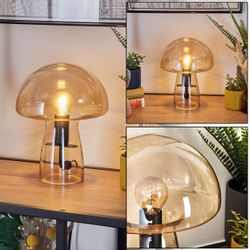 hofstein Tischleuchte Tischlampe aus Metall/Glas in günstig online kaufen