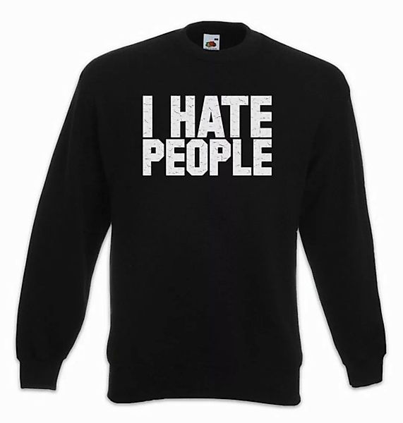 Urban Backwoods Sweatshirt I Hate People College Style Sweatshirt Misanthro günstig online kaufen