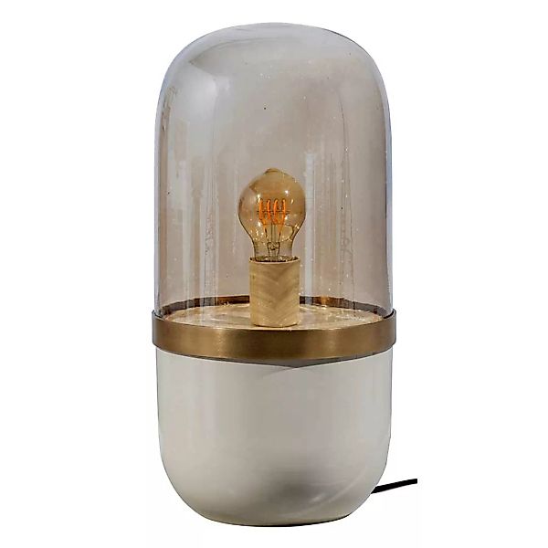 Tischlampen mit Glaskuppel Metallfuß (2er Set) günstig online kaufen