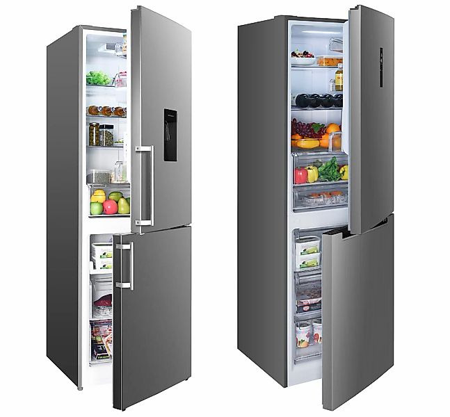 Hanseatic Kühl-/Gefrierkombination "HKGK18560CNFDI" 185 cm hoch 60 cm breit günstig online kaufen