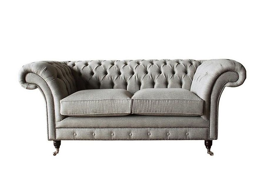 Xlmoebel Sofa Moderne 2-Sitzer Grau Stoff Sofa mit Polsterung und Design, 1 günstig online kaufen