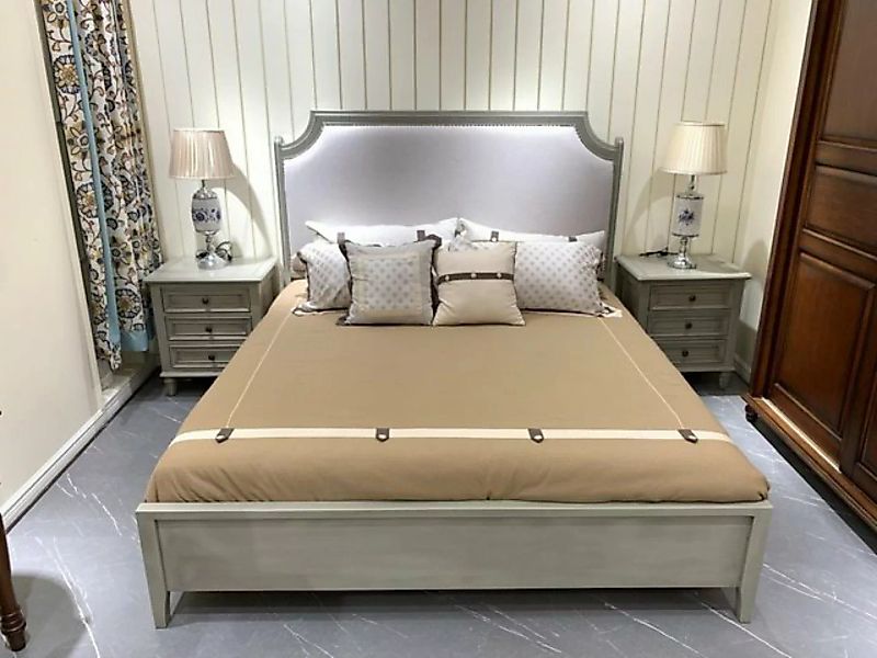 JVmoebel Bett, Holzbett Bett Polster Bettrahmen Möbel Doppelbett Luxus günstig online kaufen