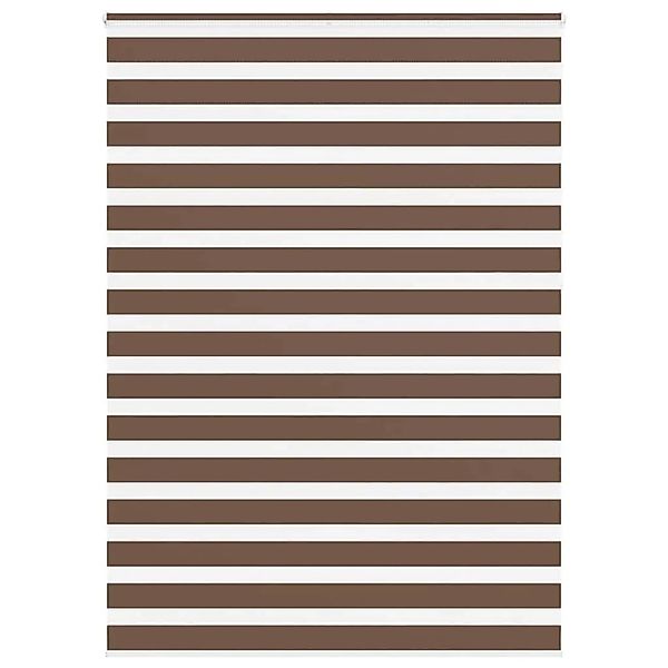 vidaXL Doppelrollo Braun 155x230 cm Stoffbreite 150,9 cm Polyester 4014402 günstig online kaufen