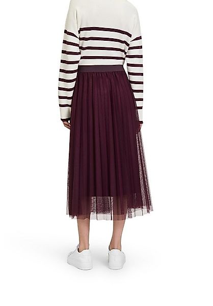 Betty&Co Bleistiftrock Rock Mittellang Casual Dark Aubergine günstig online kaufen