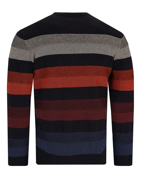 Hajo Rundhalspullover Rundhalspullover in Farbverlauf allover günstig online kaufen