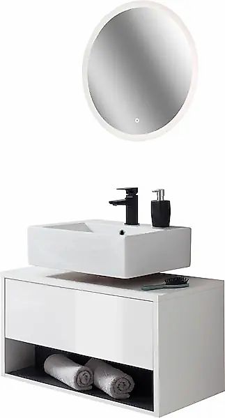 PLACES OF STYLE Badmöbel-Set »Studio Line, Bad im modernen Design, 2-teilig günstig online kaufen