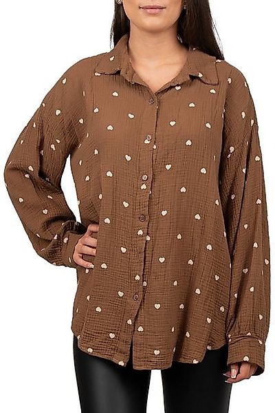 Reichstadt Hemdbluse Brown One Size by Reichstadt günstig online kaufen