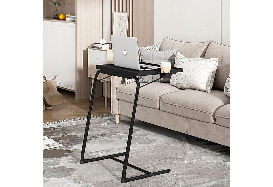 FURPAL Schreibtisch TV-Tablett, klappbarer TV-Esstisch mit Getränkehalter ( günstig online kaufen